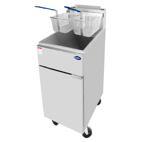 Atosa USA, Inc. ATFS-50-LP 50 lb LP Gas Floor Deep Fryer