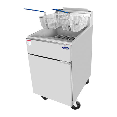 Atosa USA, Inc. ATFS-75-NG 75 lb Natural Gas Floor Deep Fryer