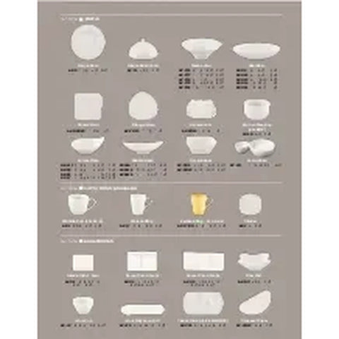 Vertex China AV-B22 Ventana 16 oz. White Oval Porcelain Bowl