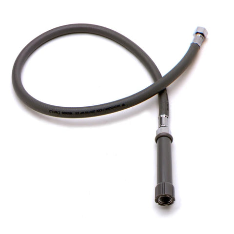 T&S Brass B-0044-R 44" Reinforced PVC Hose Assembly with Gray Handle