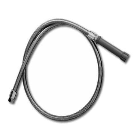 T&S Brass B-0072-H 72" Flexible Stainless Steel Pre-Rinse Hose with Gray Handle