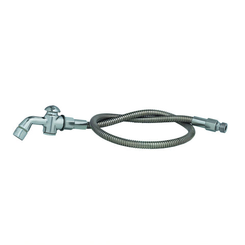 T&S Brass B-0101 Pre-Rinse Spray Valve with Rosespray Head and Flexible Stainless Steel Hose