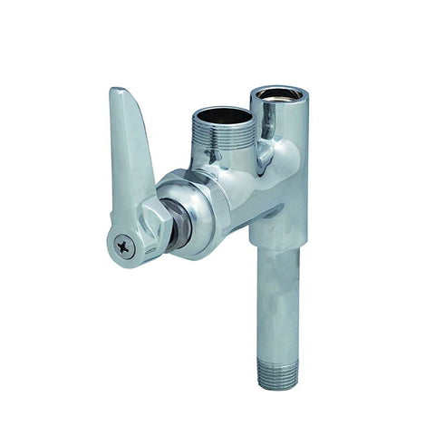 T&S Brass B-0155-LN Add-On Faucet with Lever Handle, Less Nozzle