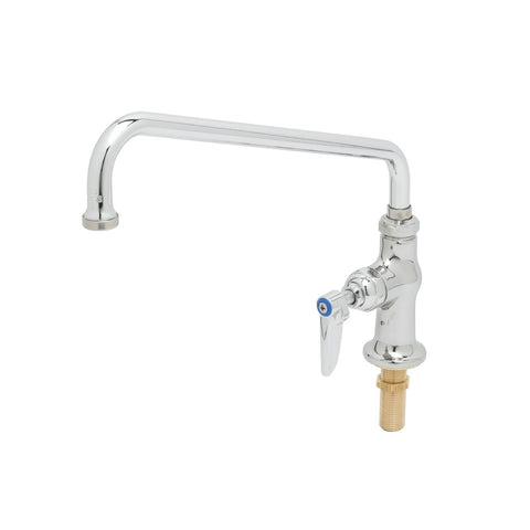 T&S Brass B-0206 Single Hole Deck Mount Pantry Faucet with 12-Inch Swing Nozzle