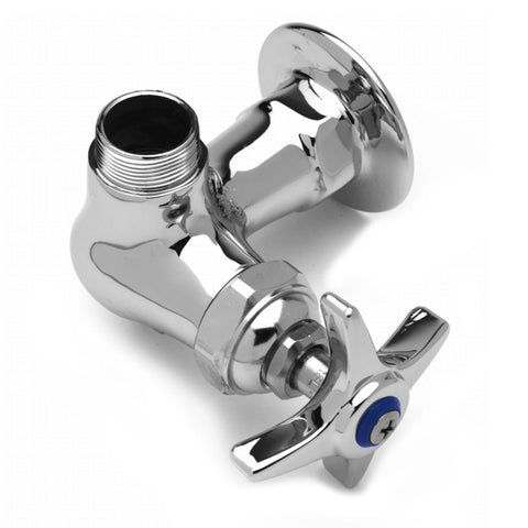 T&S Brass B-0210-LN Single Pantry Swivel Base Faucet, Wall Mount, Less Nozzle