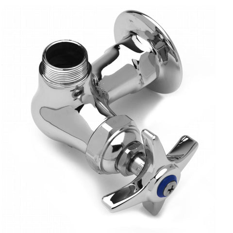 T&S Brass B-0210-LN Single Pantry Swivel Base Faucet, Wall Mount, Less Nozzle