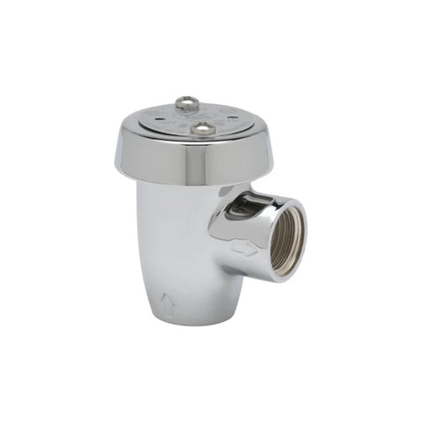 T&S Brass B-0969 Atmospheric Vacuum Breaker, 1/2" NPT Female Inlet & Outlet, Polished Chrome