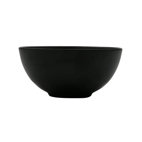 G.E.T. Enterprises B-101-BK Nara 7 oz. Black Round Melamine Soup Bowl