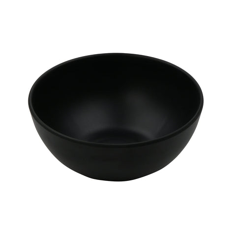 G.E.T. Enterprises B-101-BK Nara 7 oz. Black Round Melamine Soup Bowl