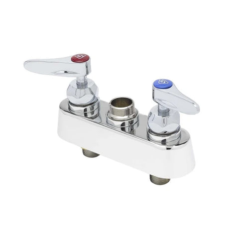 T&S Brass B-1110-CR-LN 4" Deck Mount Workboard Bar Sink Faucet, Less Nozzle