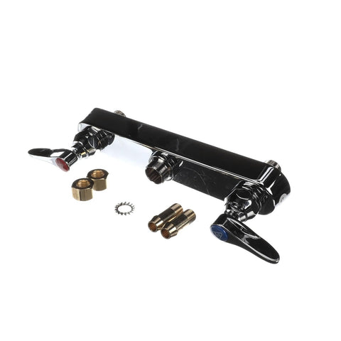 T&S Brass B-1120-LN Deck Mounted Workboard Faucet with 8" Centers, Without Nozzle