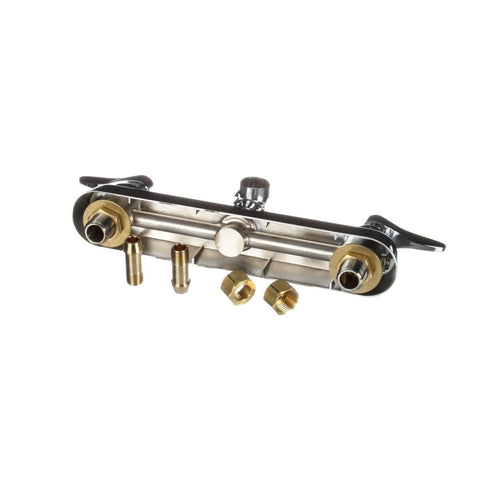 T&S Brass B-1125-LN 8" Wall Mount Workboard Faucet, Lever Handles, Less Nozzle