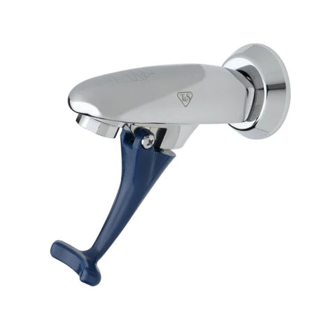 T&S Brass B-1200 Wall Mount Glass Filler with Adjustable Flange and 3/8" NPT Female Inlet