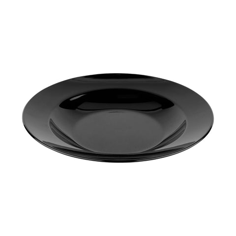 G.E.T. Enterprises B-2412-BK 24 oz. Black Elegance Wide Rim Melamine Bowl
