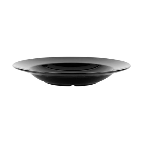 G.E.T. Enterprises B-2412-BK 24 oz. Black Elegance Wide Rim Melamine Bowl