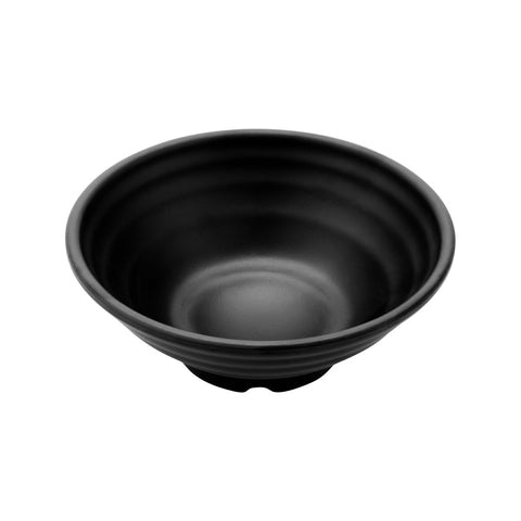 G.E.T. Enterprises B-247-BK Nara 22 oz. Black Matte Melamine Bowl
