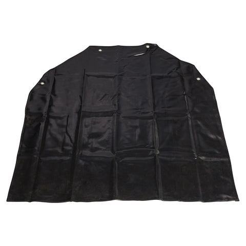 Winco BA-LA Heavyweight Latex Bib Apron, Black