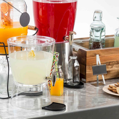TableCraft Products BAD1500 1.5 Gallon Stackable SAN Beverage Dispenser with Infuser