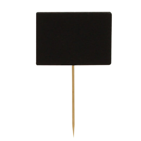 Tablecraft Products BAMDCB35 Bamboo Chalkboard Food Pick