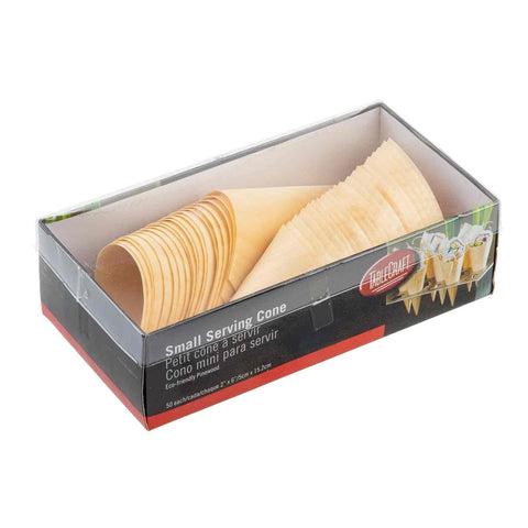 TableCraft Products BAMDCN6 Small Disposable Serving Cone