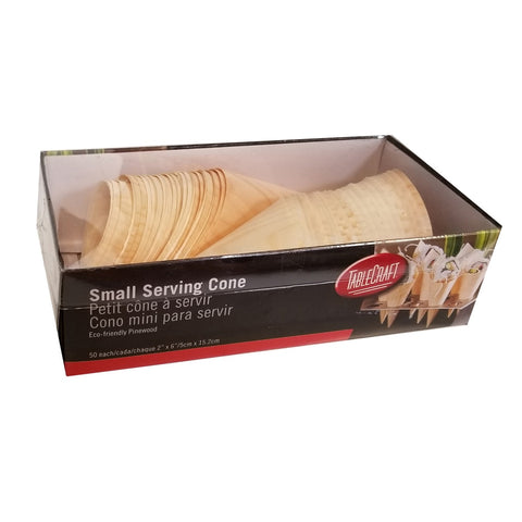 TableCraft Products BAMDCN6 Small Disposable Serving Cone