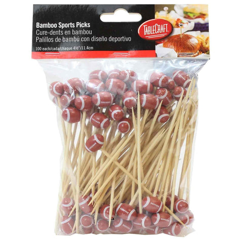 Tablecraft Products BAMSP645 Football Disposable Sport Pick