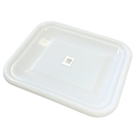Cresco Resco BBLID12WHT 1/2 Size White Bus Box Lid
