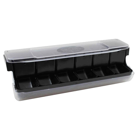 TableCraft Products BCD6000BK First In, First Out Garnish Station Bar Condiment Holder