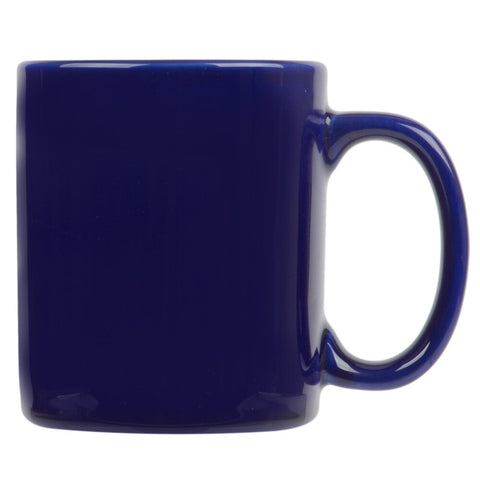 Tuxton China BCM-1202 Cobalt 12 oz. DuraTux China C-Handle Mug