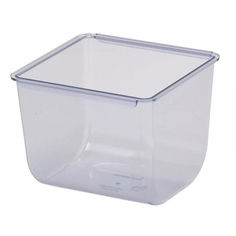 San Jamar BD104 Dome Replacement Tray 2 Qt - Translucent Blue