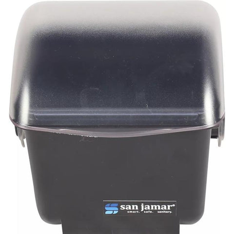 San Jamar BD2001 Mini Dome Condiment Center Garnish Organizer, 2 Qt., Black