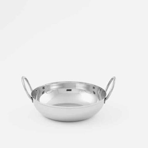 American Metalcraft BD55 18 oz. Stainless Steel Balti Dish