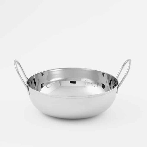 American Metalcraft BD72 40 oz. Stainless Steel Balti Dish