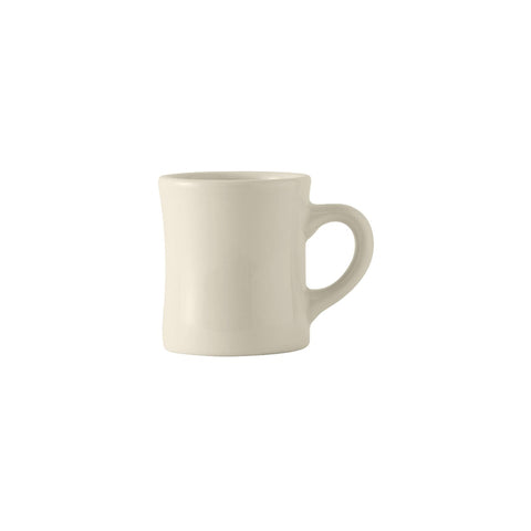 Tuxton China BEM-090B 9 oz. Eggshell Diner Mug