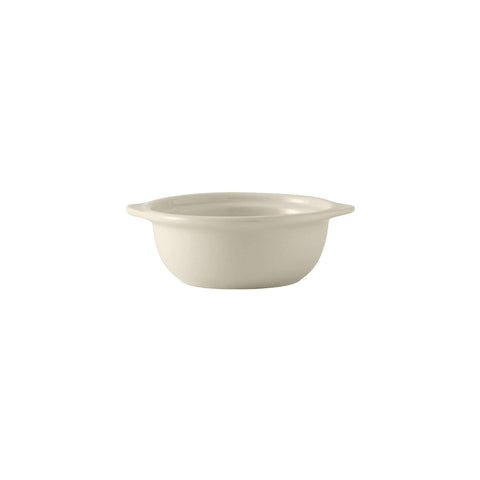 Tuxton China BES-1006 8 oz Gourmet Onion Soup Crock, American White/Eggshell