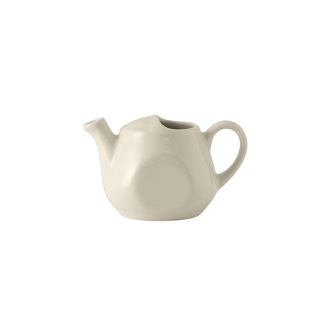 Tuxton China BET-1001 Eggshell 10 oz. Lidless Tea Pot