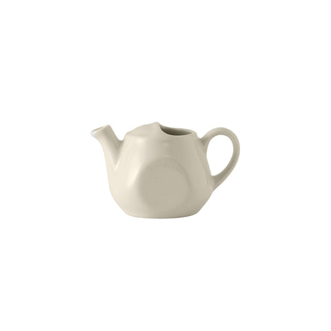 Tuxton China BET-1001 Eggshell 10 oz. Lidless Tea Pot