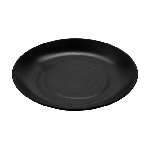 G.E.T. Enterprises BF-10-BK Nara 10" Black Matte Round Melamine Plate