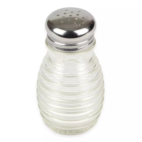 Tablecraft BH2 Beehive Collection 2 oz Glass Salt/Pepper Shaker
