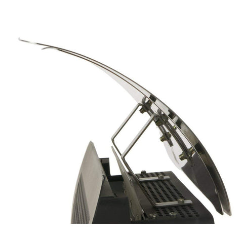 Bromic Heating BH3030012 Tungsten Gas Heat Deflector in Black