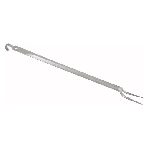 Winco BHKF-21 21-Inch Heavy-Duty Stainless Steel Basting Fork with Hang Hook