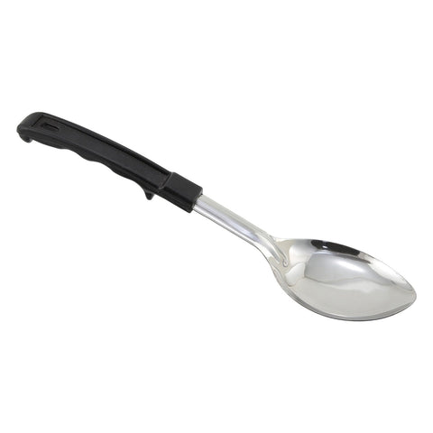 Winco BHON-11 Prime 11" Solid Basting Spoon with Stop-Hook ABS Handle