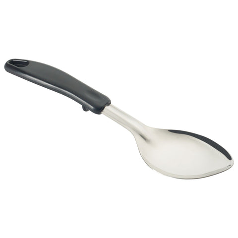 Winco BHOP-11 11" Solid Basting Spoon with Stop-Hook Polypropylene Handle