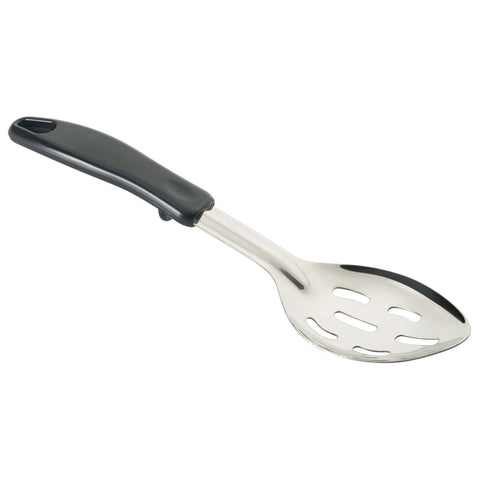 Winco BHSP-11 11" Slotted Basting Spoon with Stop-Hook Polypropylene Handle