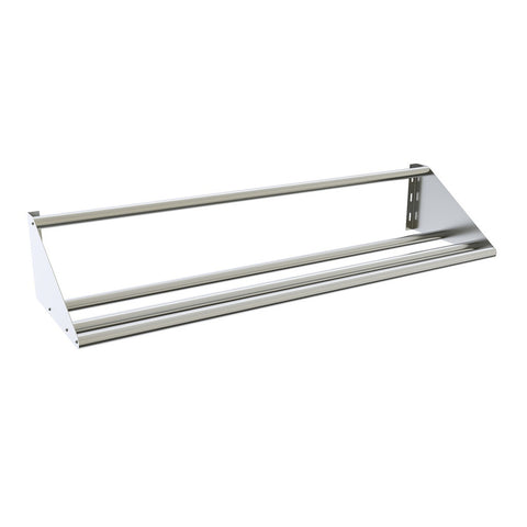 BK Resources BK-TSH-63 63" Stainless Tubular Overshelf Wall Mount