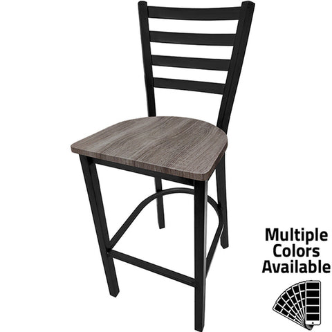 Oak Street Manufacturing BM-234 Standard Ladderback Barstool