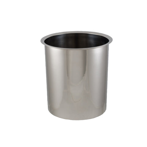 Libertyware BM04 Stainless Steel Bain Marie Round Inset Pan, 4-1/4 Qt.