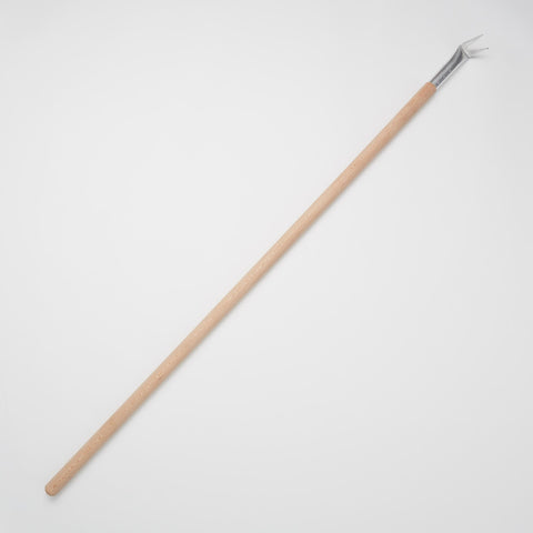 American Metalcraft BP51 51" Forked Pizza Bubble Popper with Wooden Handle