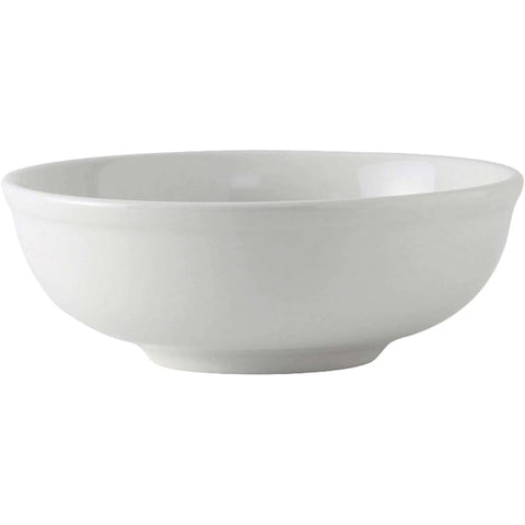 Tuxton China BPB-3503 35 oz. Porcelain White Vitrified China Menudo / Pasta / Salad Bowl