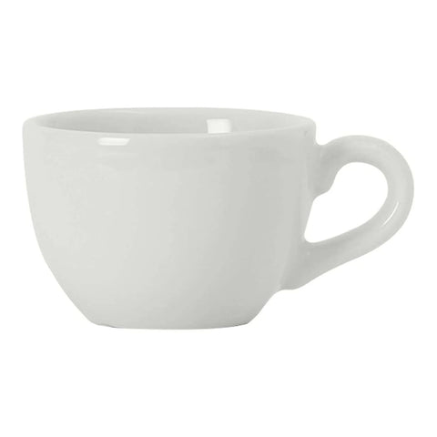 Tuxton China BPF-0301 White Porcelain 3 oz. Cappuccino Cup